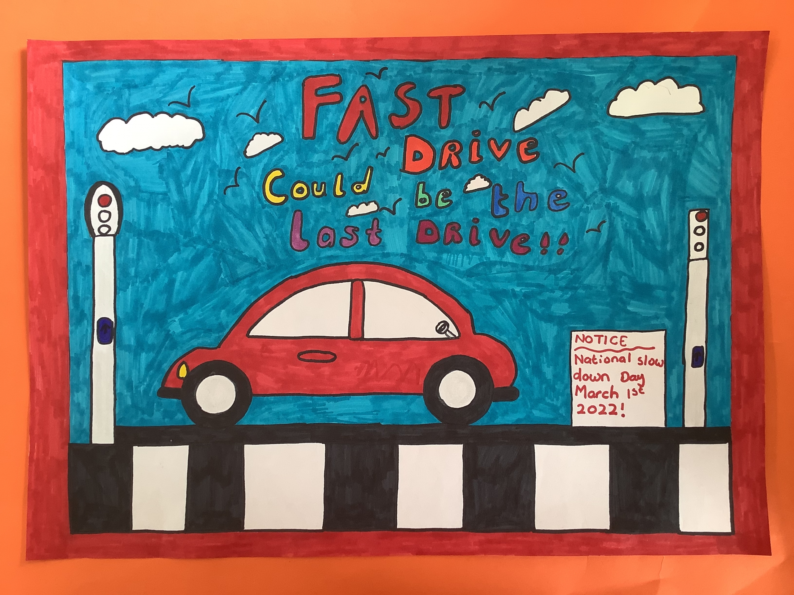 Update 132+ road safety poster drawing